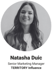 Natasha Duic x Territory Influence