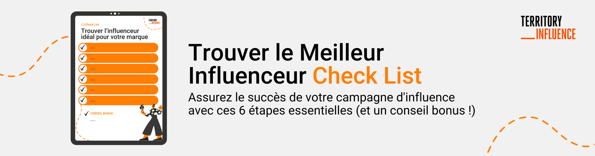 Checklist Trouver le meilleur influenceur