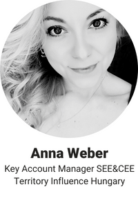 Anna Weber Key Account Manager CEE&SEE Territory Influence Hungary